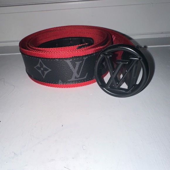 Louis Vuitton Circle Monogrammed Eclipse Belt - 85cm/34 inches - Picture 1 of 15